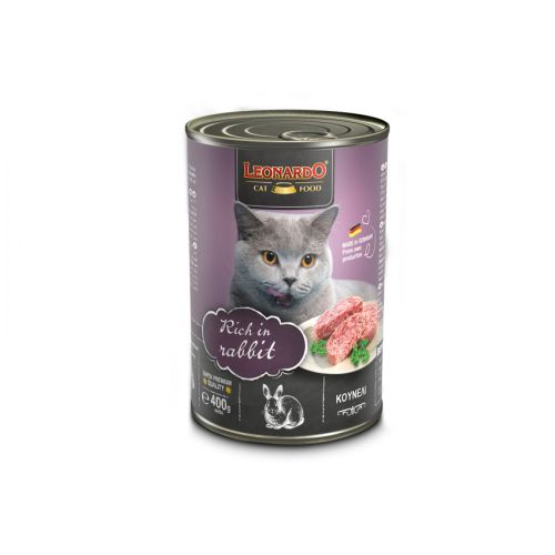 Leonardo Konzerv Nyúlhús  400 g