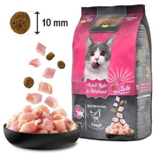 Leonardo Adult Light & Sterilised baromfihússal  7.5 kg