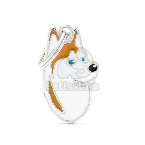 My family biléta - Szibériai Husky  Fehér/ Fekete 