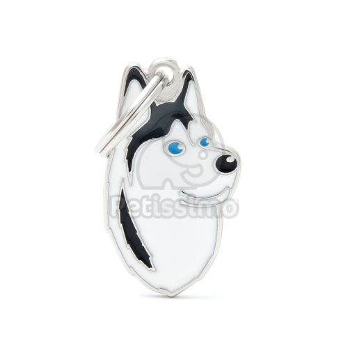 My family biléta - Szibériai Husky  Fehér/ Fekete 