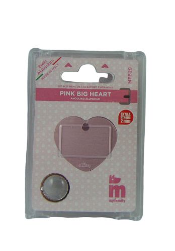 My family biléta - Világos rózsaszín Szív  L 