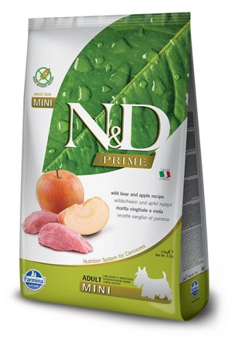 N&D Prime Dog Adult Mini Boar & Apple  2.5 kg