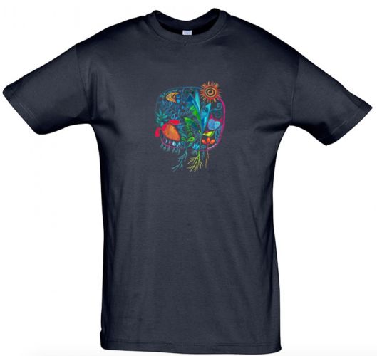 Petissimo "Jungle" férfi póló - kék  L 