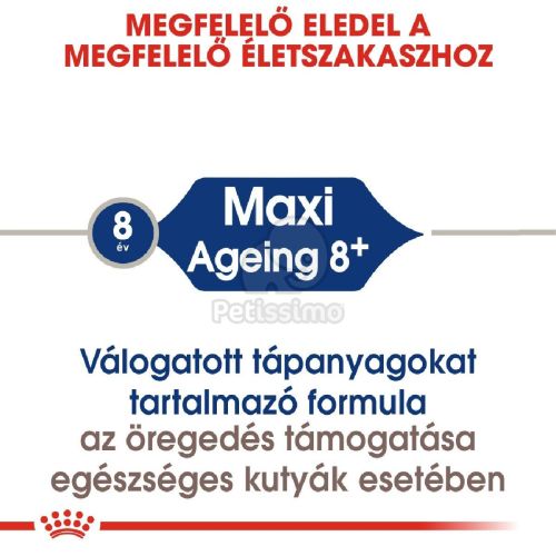Royal Canin Maxi Ageing 8+ - nagytestű idős kutya száraz táp  15 kg