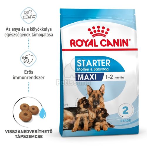 Royal Canin Maxi Starter - nagy testű kölyök és vemhes kutya száraz táp  4 kg
