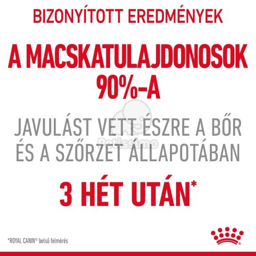 Royal Canin Hair & Skin Care - száraz táp felnőtt macskák részére a szebb szőrzetért és az egészséges bőrért  10 kg