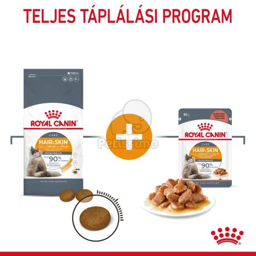 Royal Canin Hair & Skin Care - száraz táp felnőtt macskák részére a szebb szőrzetért és az egészséges bőrért  10 kg