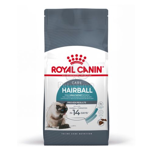 Royal Canin Hairball Care - száraz táp felnőtt macskák részére a szőrlabdák könnyebb eltávozásáért  10 kg