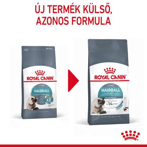 Royal Canin Hairball Care - száraz táp felnőtt macskák részére a szőrlabdák könnyebb eltávozásáért 10 kg
