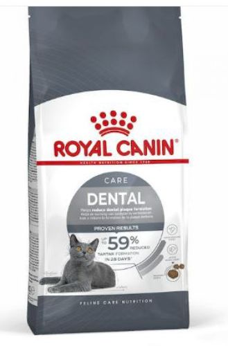 Royal Canin Dental Care - száraz táp felnőtt macskák részére a fogkőképződés csökkentéséért  8 kg