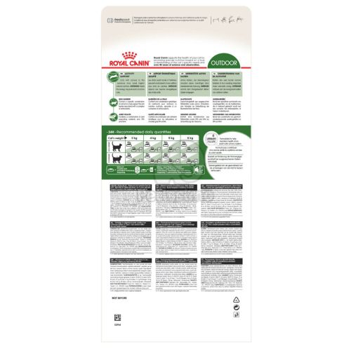 Royal Canin Outdoor - szabadba gyakran kijáró, aktív felnőtt macska száraz táp  4 kg