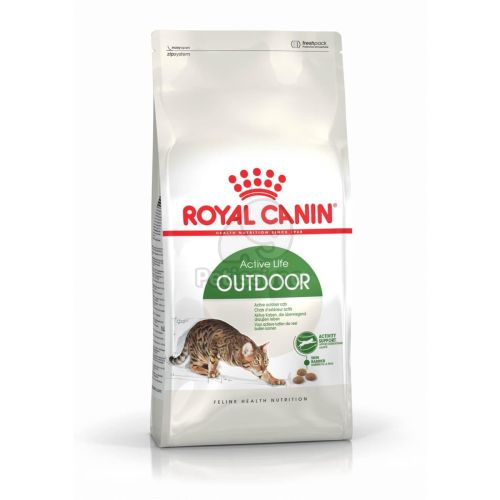 Royal Canin Outdoor - szabadba gyakran kijáró, aktív felnőtt macska száraz táp  400 g