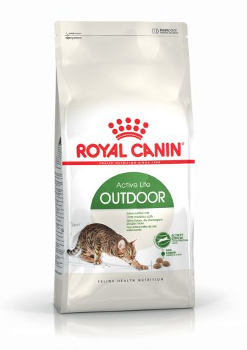 Royal Canin Outdoor - szabadba gyakran kijáró, aktív felnőtt macska száraz táp  400 g