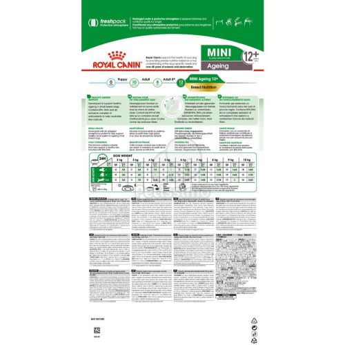 Royal Canin Mini Ageing 12+ - kistestű idős kutya száraz táp  1.5 kg