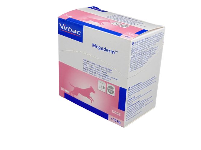 Virbac Megaderm oldat 10 kg feletti kutyák ás macskák részére 28 x  8 ml