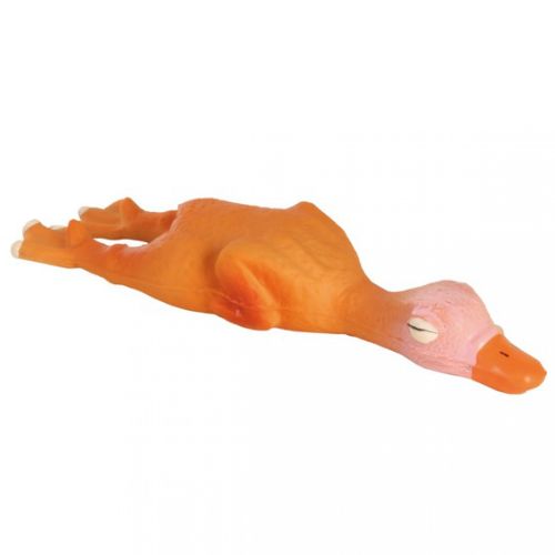Trixie latex sípolós kacsa  14 cm