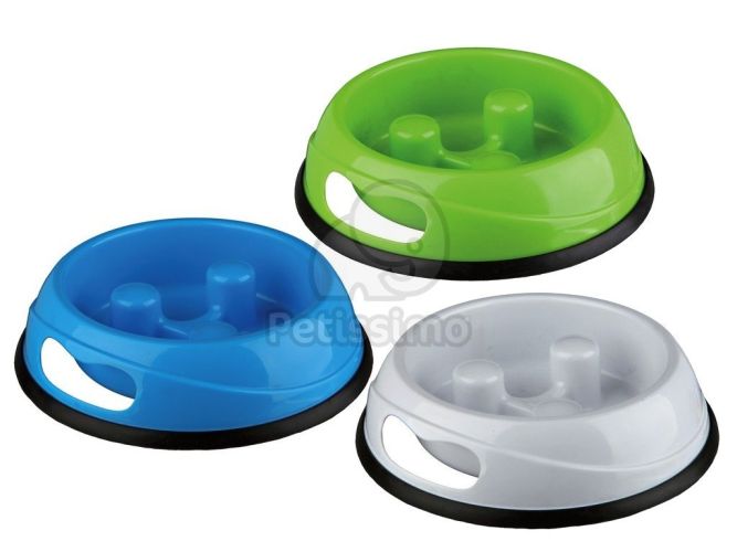 Trixie műanyag kutyatál evéslassítóval  900 ml