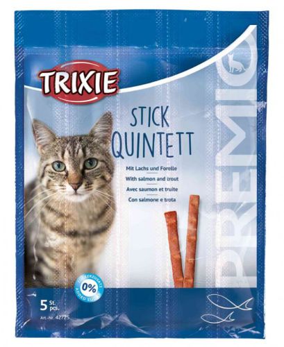 Trixie Premio Quintett-Sticks Anti-Hairball 4 x  5 g