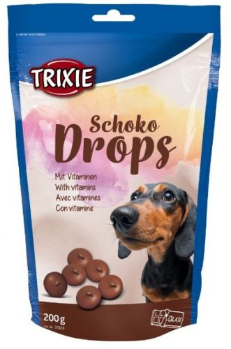 Trixie Schoko Drops - csokoládé bonbon  200 g