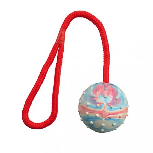 Trixie zsinóros labda  6x30 cm