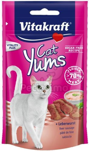 Vitakraft Cat Yums májas hurkával macskának  40 g
