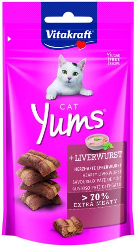 Vitakraft Cat Yums májas hurkával macskának  40 g