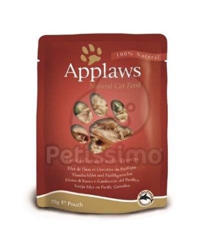 Applaws Cat tonhal és garnélarák alutasakos  70 g