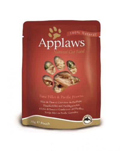 Applaws Cat tonhal és garnélarák alutasakos  70 g