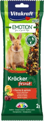 Vitakraft Emotion gyümölcsös dupla rúd cseresznyével & sárgabarackkal  1 db
