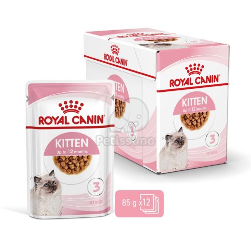 Royal Canin Kitten Gravy - szószos nedvestáp kölyök macska szószos nedves táp  85 g
