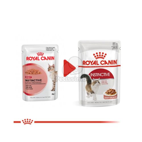 Royal Canin Instinctive Gravy - felnőtt macska szószos nedves táp  85 g
