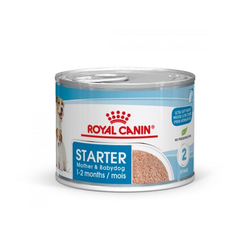 Royal Canin Starter Mother & Babydog Mousse - kölyök kutya pépes nedves táp  195 g