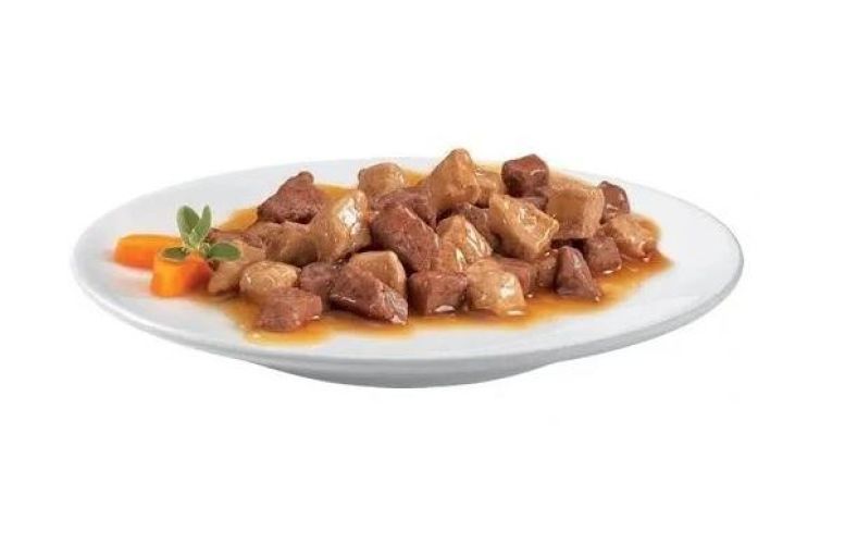 Gourmet Gold Falatok szószban csirkével és lazaccal   85 g