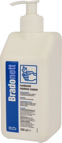 Bradonett fertőtlenítő folyékony szappan - pumpás  500 ml