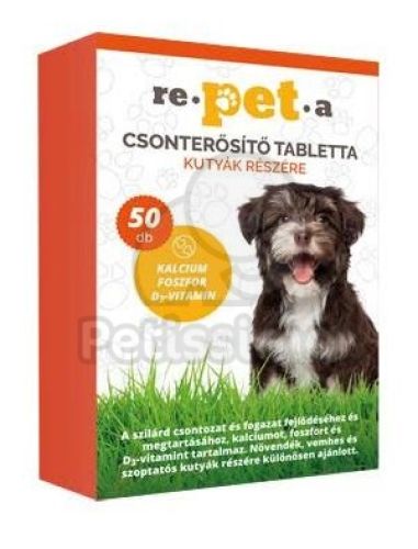 Repeta csonterősítő tabletta kutyák részére  50 db