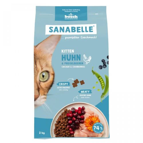 Bosch Sanabelle Kitten Huhn & Preiselbeeren  2 kg
