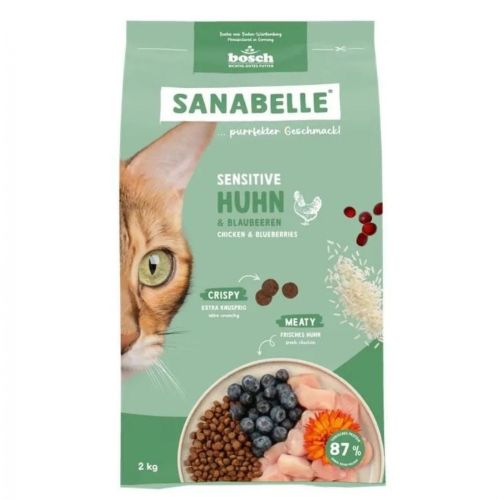 Bosch Sanabelle Sensitive Huhn & Blaubeeren  2 kg