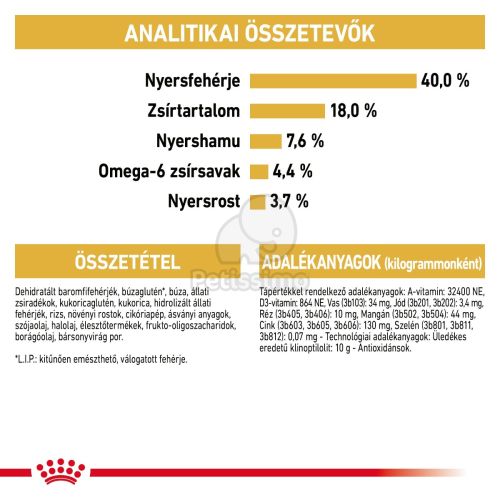 Royal Canin Bengal Adult - Bengáli felnőtt macska száraz táp  400 g