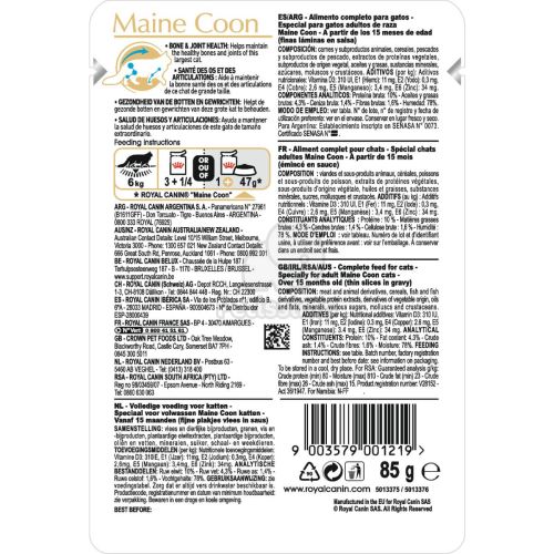 Royal Canin Maine Coon Adult - Maine Coon felnőtt macska nedves táp  85 g