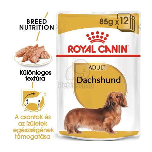 Royal Canin Dachshund Adult - Tacskó felnőtt kutya nedves táp  85 g