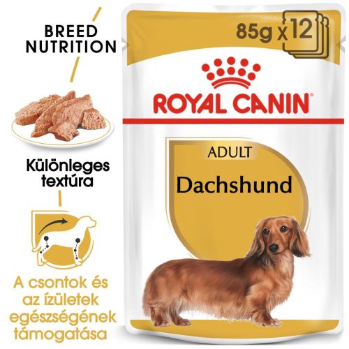Royal Canin Dachshund Adult - Tacskó felnőtt kutya nedves táp  85 g