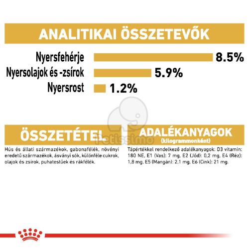 Royal Canin Dachshund Adult - Tacskó felnőtt kutya nedves táp  85 g