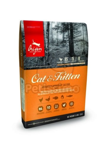 Orijen Cat and Kitten - szárazeledel macskáknak  5.4 kg