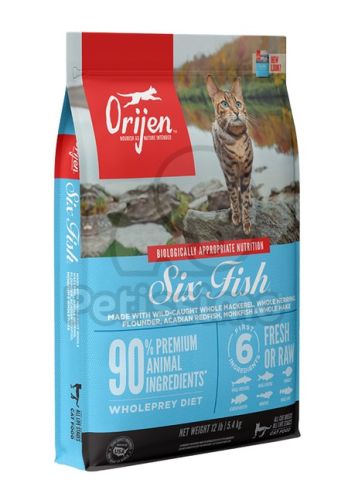 Orijen Six Fish - szárazeledel macskáknak  1.8 kg