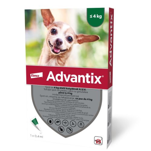 ADVANTIX SPOT-ON 0,4ML (4KG-IG)  0.4 ml