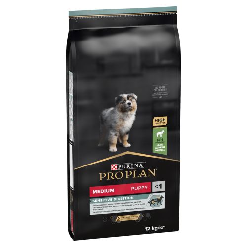 Pro Plan Puppy Medium Sensitive Digestion Optidigest - Lamb  12 kg