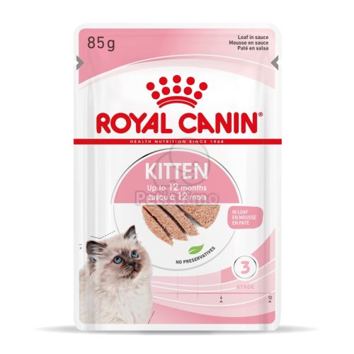 Royal Canin Kitten Loaf - kölyök macska pépes nedves táp  85 g