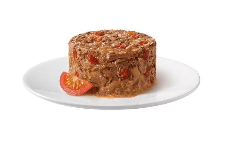 Gourmet Gold konzerves eledel marhahússal és paradicsommal  85 g