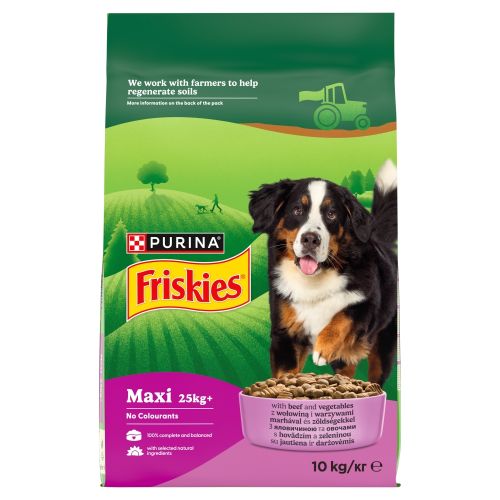 Friskies száraz kutyaeledel - Maxi marhával 10 kg