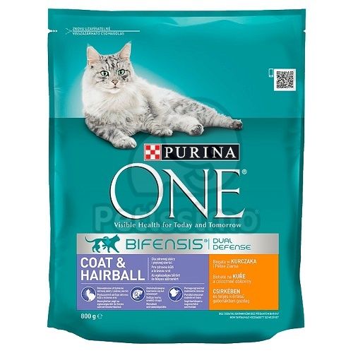 Purina ONE Bifensis Coat & Hairball  800 g